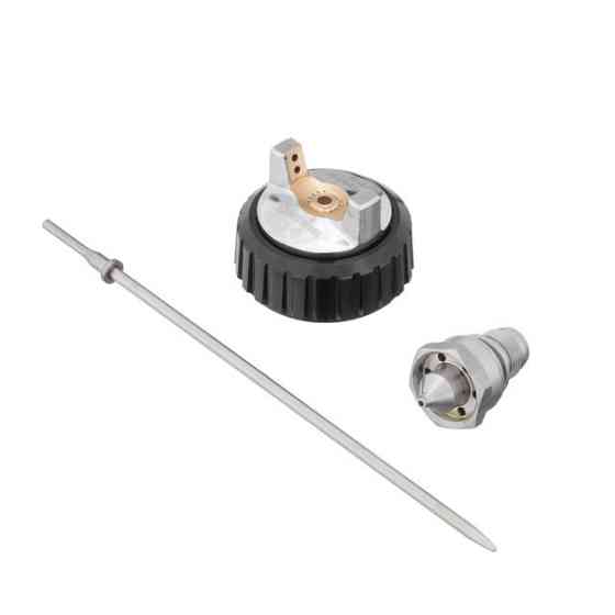 Комплект 1,4 мм форсунка, повітряна головка, голка до краскопультів HVLP BLACK M-DIAMOND (PT-0163, PT-0164, PT-0168) STORM Київ