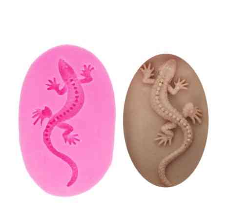 Форма силиконовая Ящерица 77 мм розовый Киев