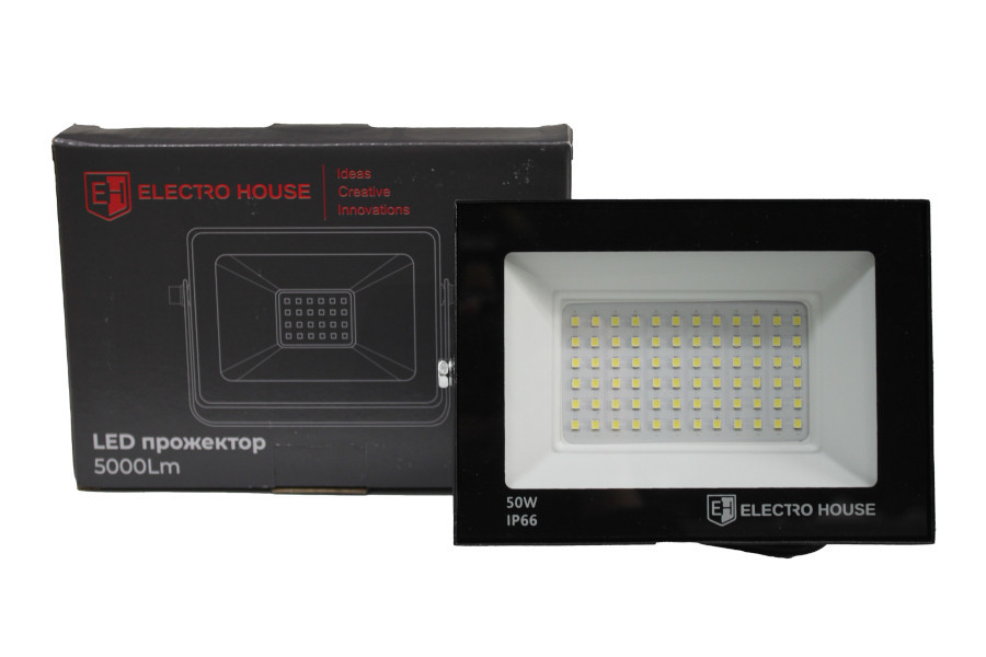 LED прожектор 5000 Лм 50Вт 6500К холодный белый SMD2835 Днепр - изображение 2