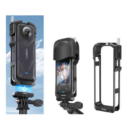 Рамка Insta360 X4 алюминиевая быстросъемная с колпачком aMagisn AD01-A Киев