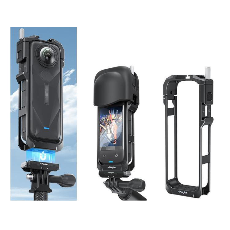 Рамка Insta360 X4 алюминиевая быстросъемная с колпачком aMagisn AD01-A Киев - изображение 3