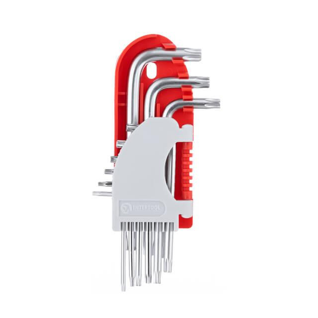 Набір ключів Г-подібних TORX, 9 шт., Т10-Т50, S2, STORM INTERTOOL HT-1821 Киев - изображение 5