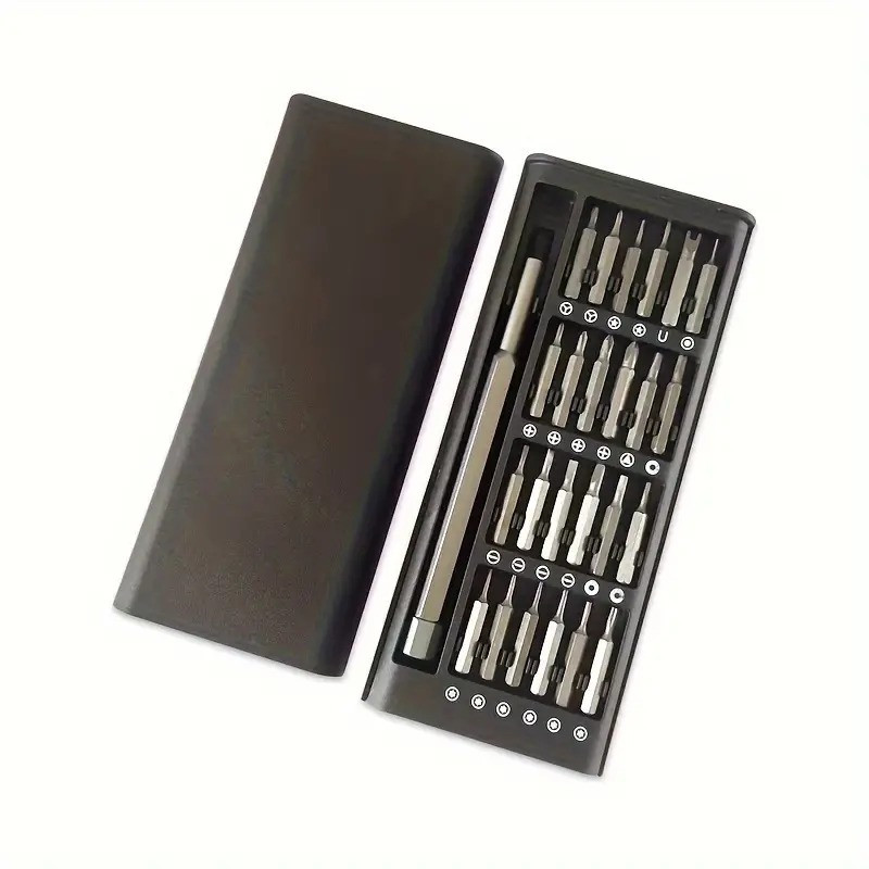 Набір точних викруток 24-в-1 для смартфонів та планшетів - Алюмінієвий сплав, неелектричний ремонтний набір з різними бітами Кам'янець-Подільський - фото 1