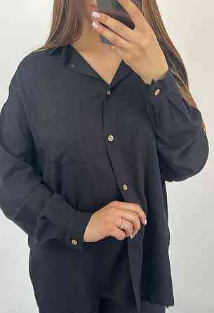 Костюм жіночий літній льон Чорний 42/44 Харків