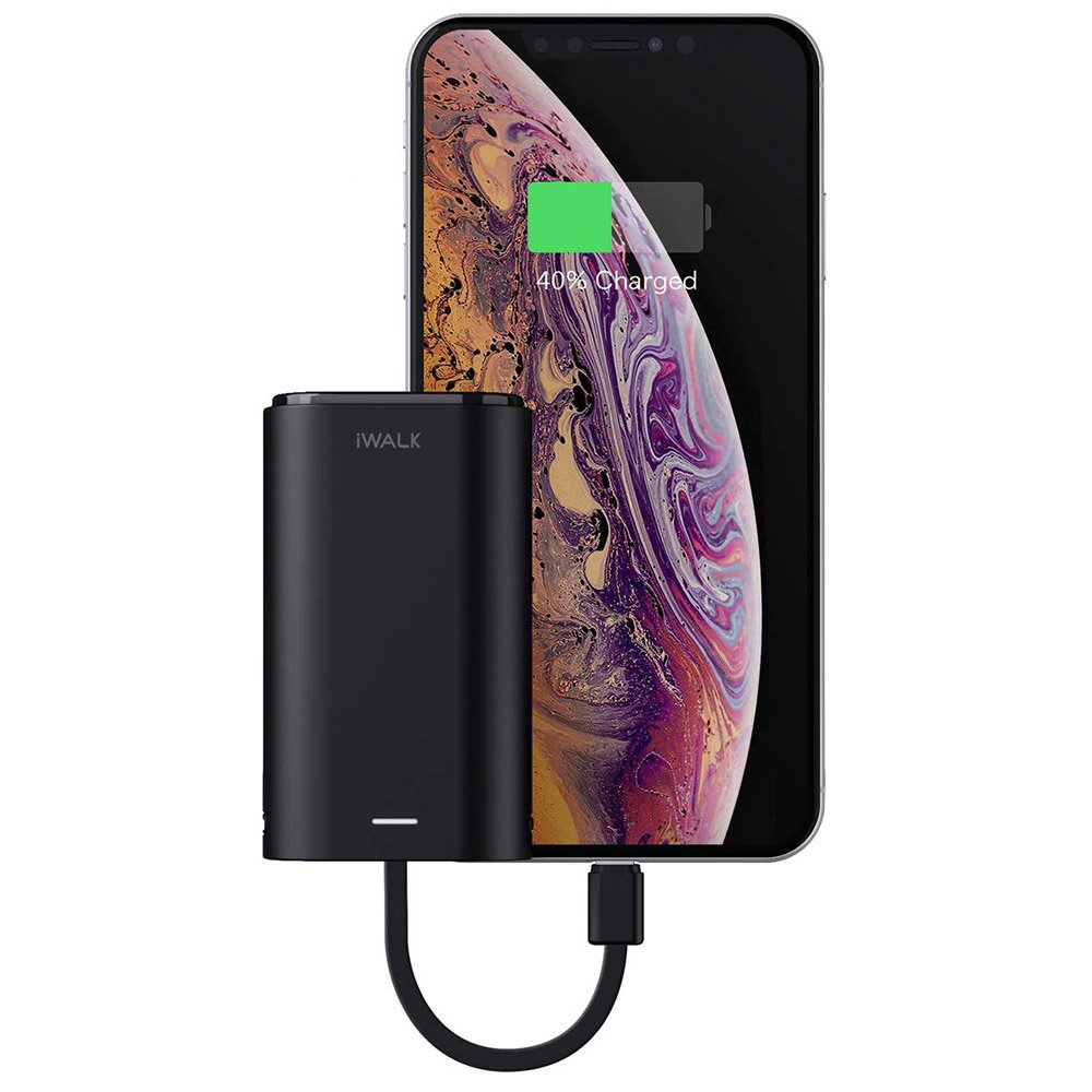 Портативный Power Bank iWALK Link Me 10000 9000 мА·ч, Lightning, Pass-Through, компактный, черный Киев - изображение 20