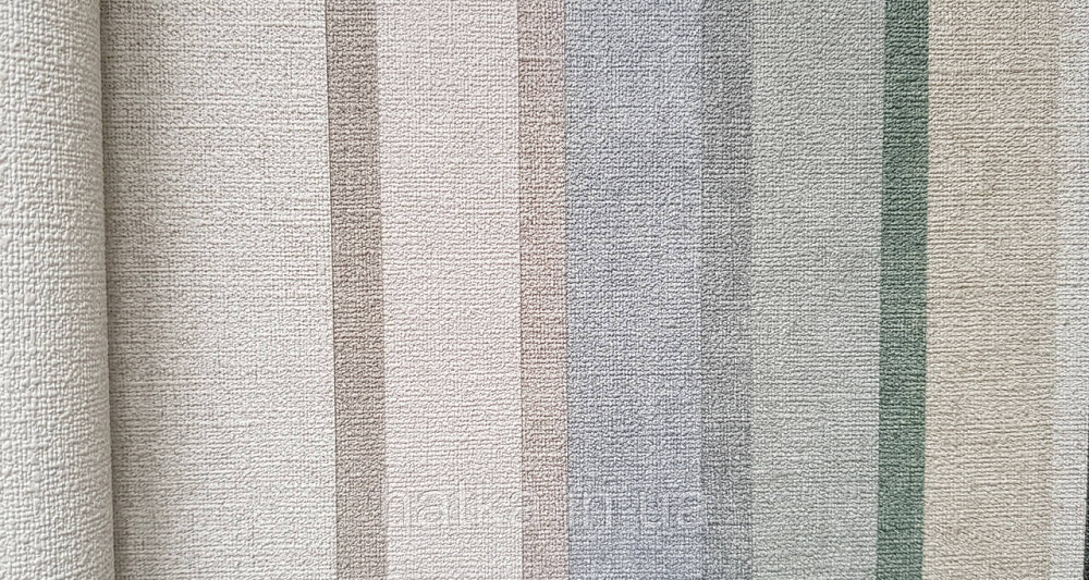 Шпалери вінілові на флізеліні AS creation Amber метрові однотонні структурні під тканину матові молочні Київ - фото 5