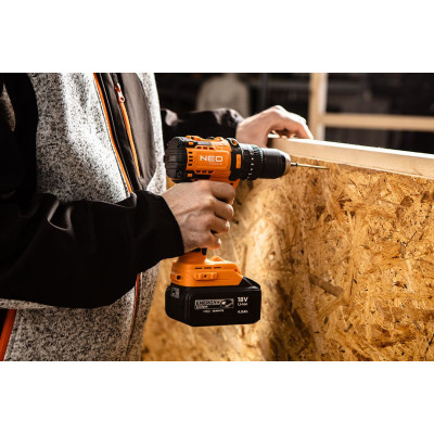 Шуруповерт Neo Tools Energy+ 18V, бесщеточный, 95Нм, 0-320/0-1700об/мин 1.2кг (без АКБ и ЗУ) (04-619) Винница - изображение 12