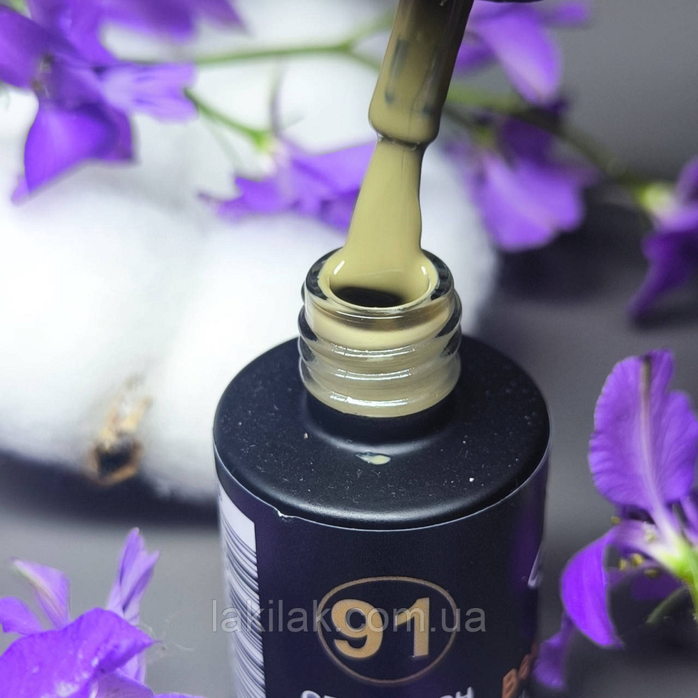 Гель-лак для нігтів Bee Nails 091 (сіро-оливковий) 8мл Херсон - фото 1