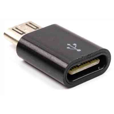 Переходник USB Type-C (F) to microUSB (M) PowerPlant (CA913145) Винница