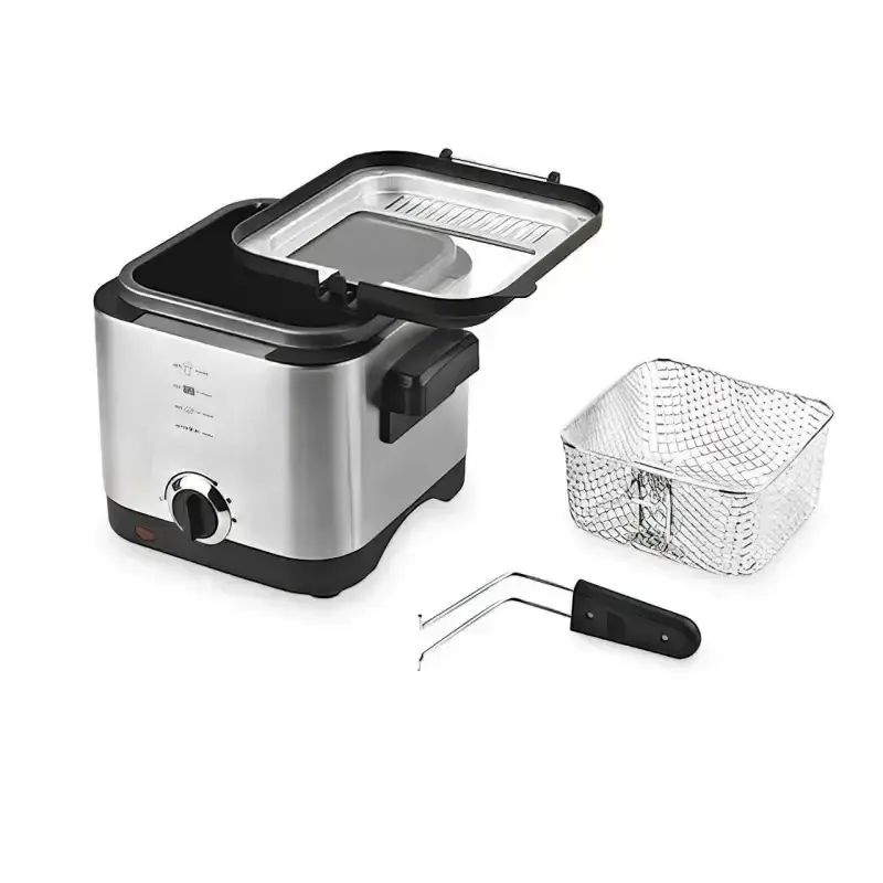 Фритюрница для дома на 1,5 л Crownberg CB 5542, 1200 Вт для картошки фри, нагетсов Коломыя - изображение 6