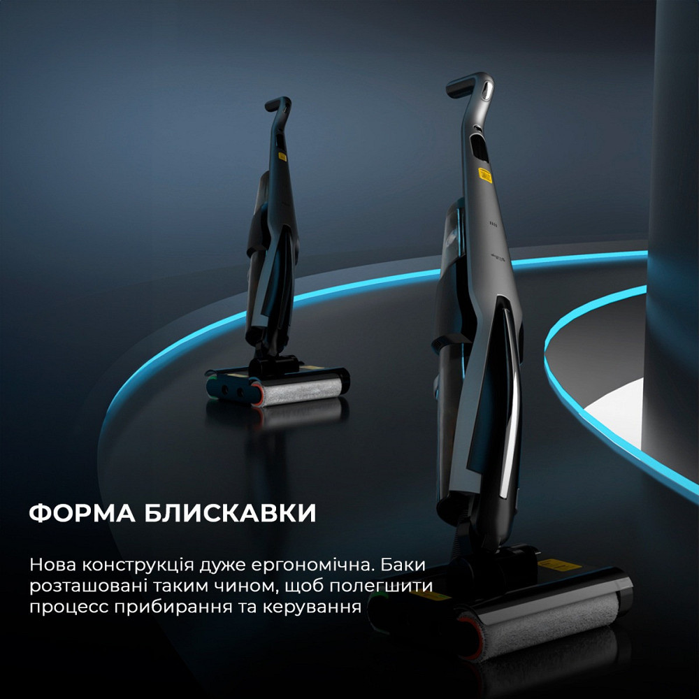 Акумуляторний мийний пилосос Deerma VX96W (DEM-VX96W) ( Чорний ) Харків - фото 2