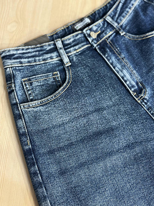 Джинсы женские Trelucky 0263-3 мом baggy бананы большие размеры синие, синий, З8, 38, 105 см, 135 см Киев - изображение 13