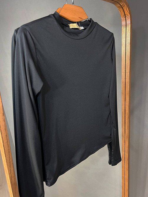 Лонгслив женский Ariadna 5134 лонгслив рукав на палец круглое горло микродайвинг one size, черный, o Одесса - изображение 2