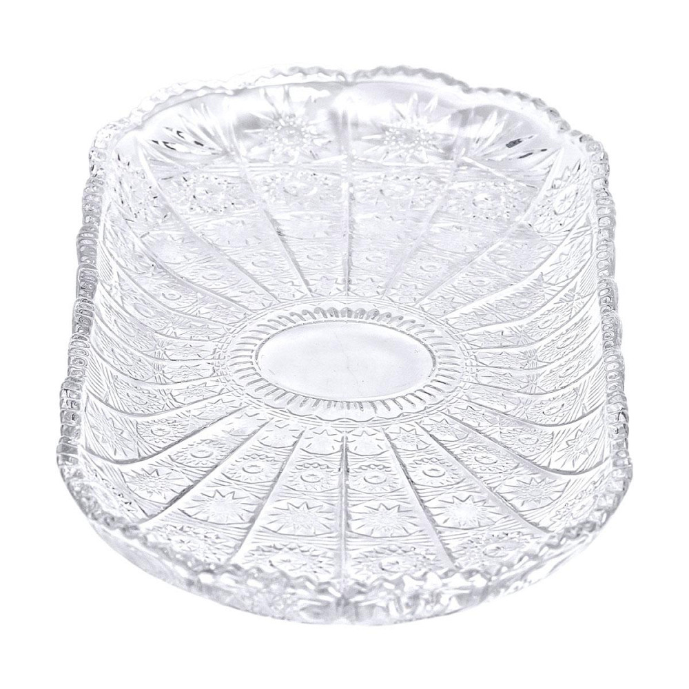 Сервировочное блюдо для подачи закусок 33.5х15х2 см стеклянное овальное HP-YH-25 Киев - изображение 5