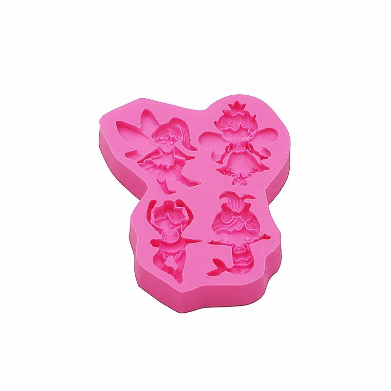 Молд силиконовый Феи 69 на 56 мм розовый Киев - изображение 8