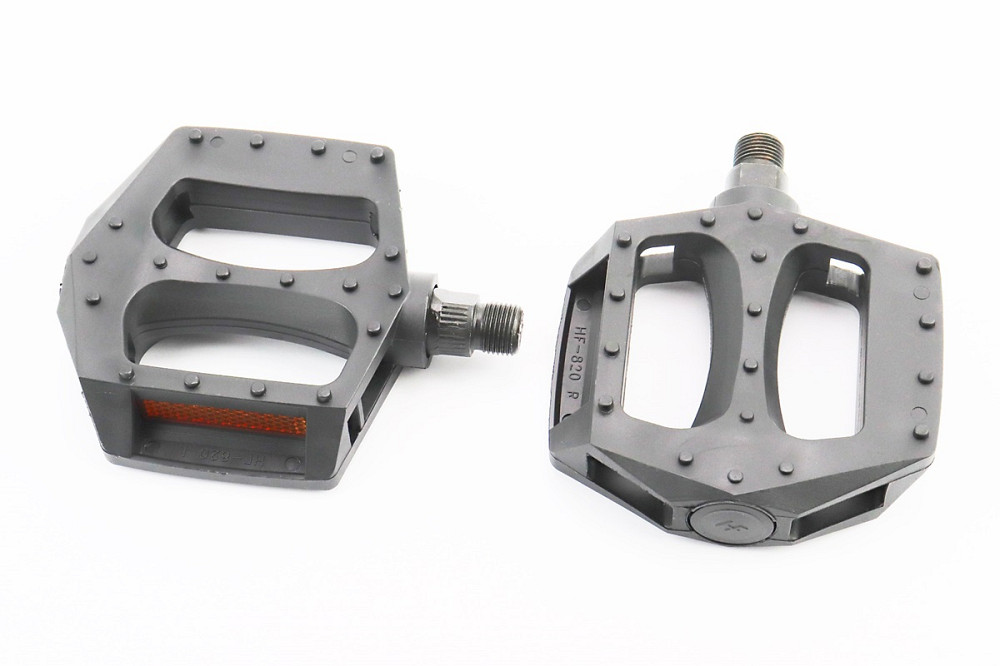 Педалі BMX 9/16" (110x100x26mm) пластикові, чорні HF-820 Київ - фото 1