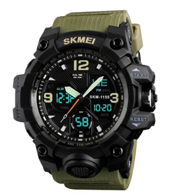 Часы наручные SKMEI 1155BKH, KHAKI, 9734 Днепр - изображение 3