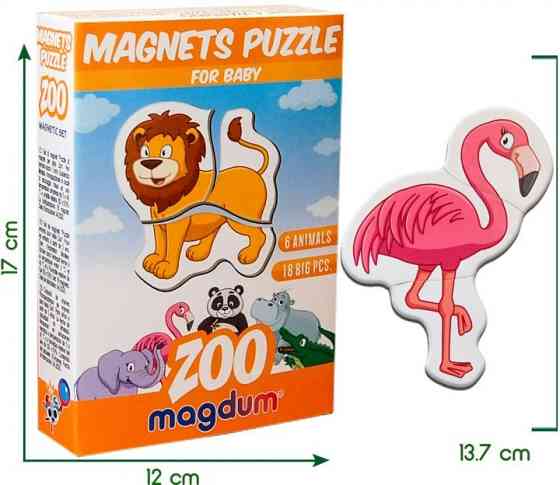 Магнитные пазлы Magdum 