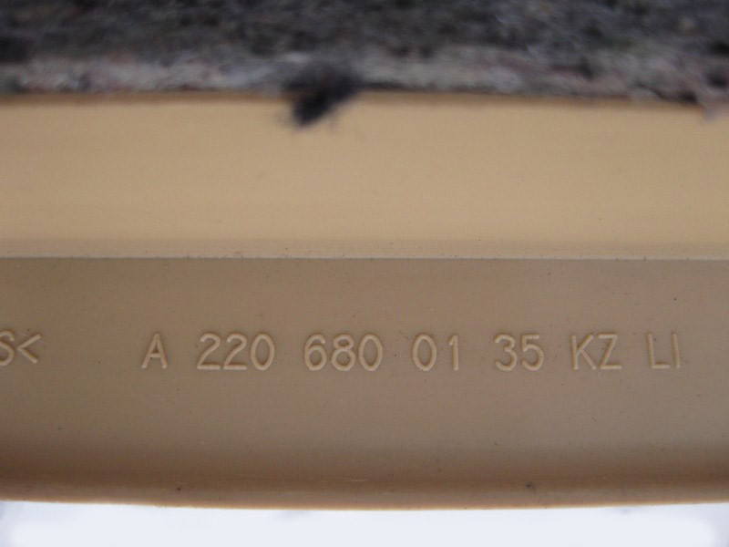 Mercedes-Benz  A2206800135 1A26 Накладка порога бежева внутрішня передня ліва S-Class W220 Одесса - изображение 3