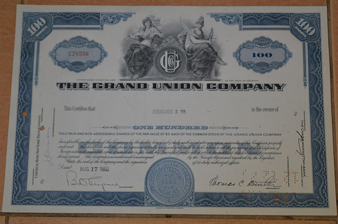 Акция. США. 1960 год №78556 (Б-1) Полтава - изображение 1