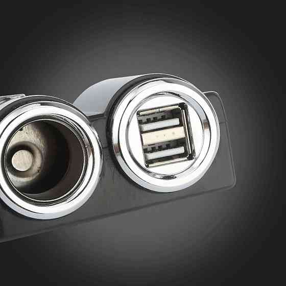 Автомобільний зарядний пристрій прикурювач 2хUSB,120W,CTC-611 SBR Київ