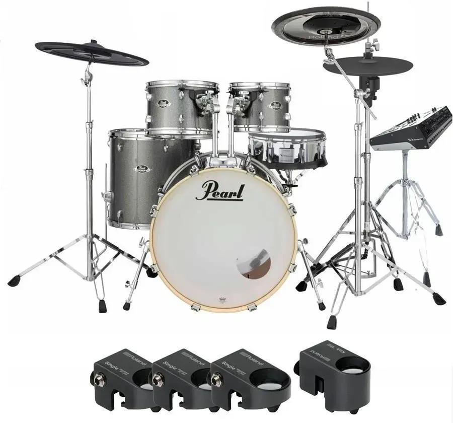 Ударная установка  Zestaw Hybrydowy Pearl Export + Roland Td50Dp Hw Киев - изображение 1