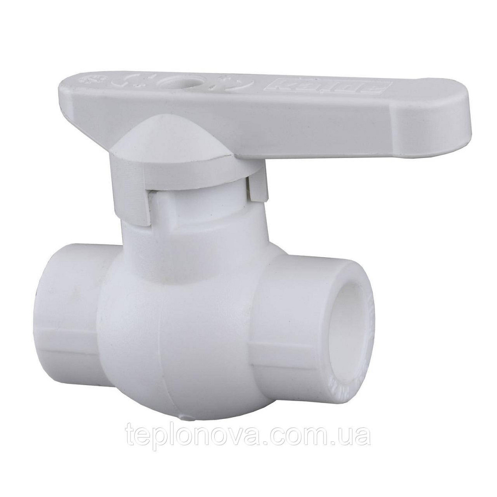Кран шаровый Kalde PPR (латунь) ф20 (белый)  21010 Черновцы - изображение 1