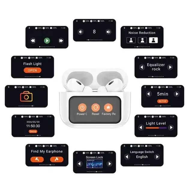 Гарнитура Bluetooth сенсорный экран беспроводное шумоподавление ANC Borofone Brocade BW76 Одеса - фото 8