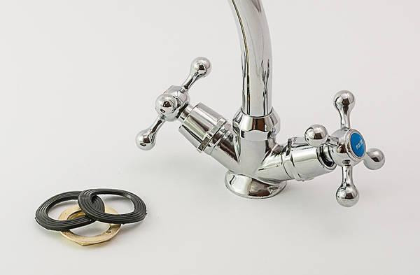 Змішувач для кухні MASTER 555, ручки крест Харків - фото 2