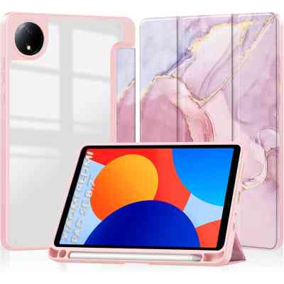 Чехол для планшета BeCover Soft Edge TPU Xiaomi Redmi Pad SE 8.7" Pink Marble (712576) Винница
