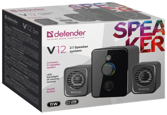 Акустика Defender 2.1 V12, 11Вт USB (65212) (6857923) Київ