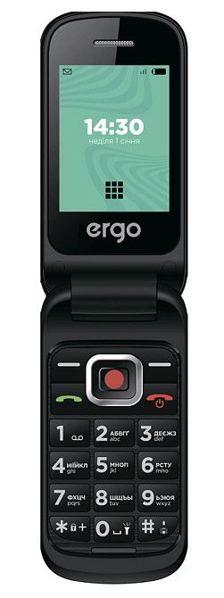 Мобільний телефон ERGO F241 Dual Sim Black (6906376) Київ - фото 1
