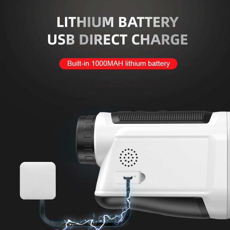 Лазерный дальномер Nohawk НК-600 измеряет расстояние до 1000м (10 режимов) LCD-экран угол наклона Белый Винница - изображение 2