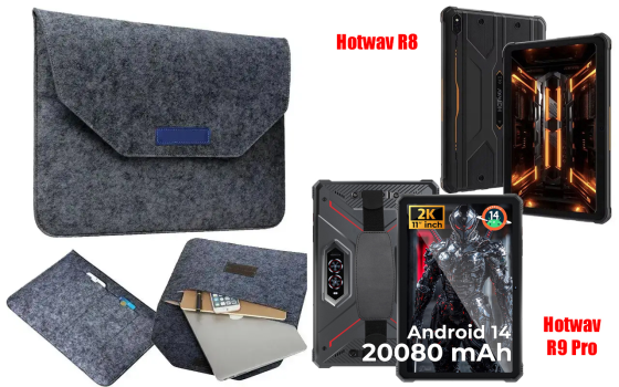 Сумка Wool із войлока для планшета Hotwav R6 Pro, R6 Ultra Київ