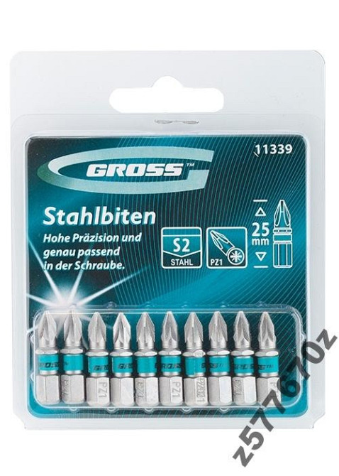Біта РZ1х25, сталь S2 (У лоті 1 біта) GROSS Полтава - фото 1
