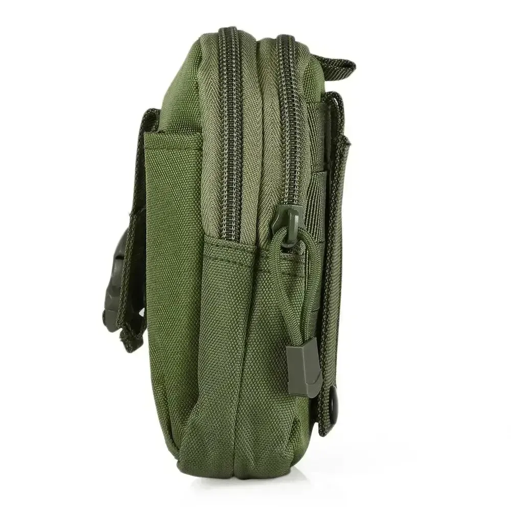 Тактическая сумка на пояс (18х13х3см) A50, с MOLLE, Олива / Армейский мужской подсумок на пояс / Органайзер Киев - изображение 5