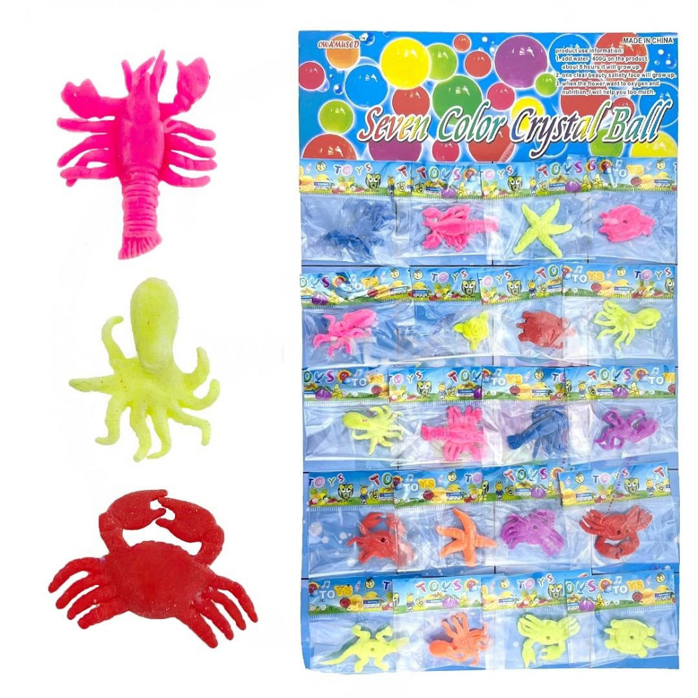 Розтушування іграшки для дитини Морські жителі 20 шт Київ - фото 1