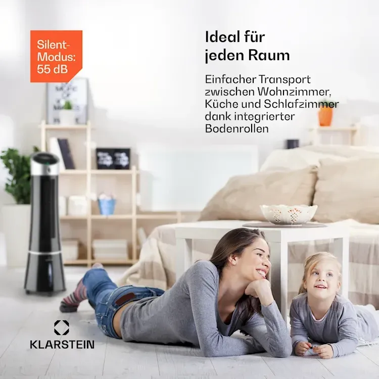 Б/У Мобільний кондиціонер-зволожувач Klarstein Skyscraper Ice Smart 4 в 1 з Німеччини Дніпро - фото 8