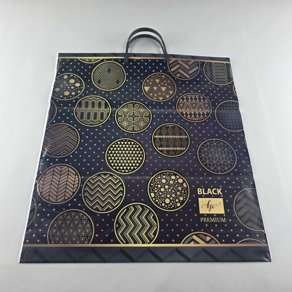 Пакет-сумка 40х45 з пластиковою ручкою  