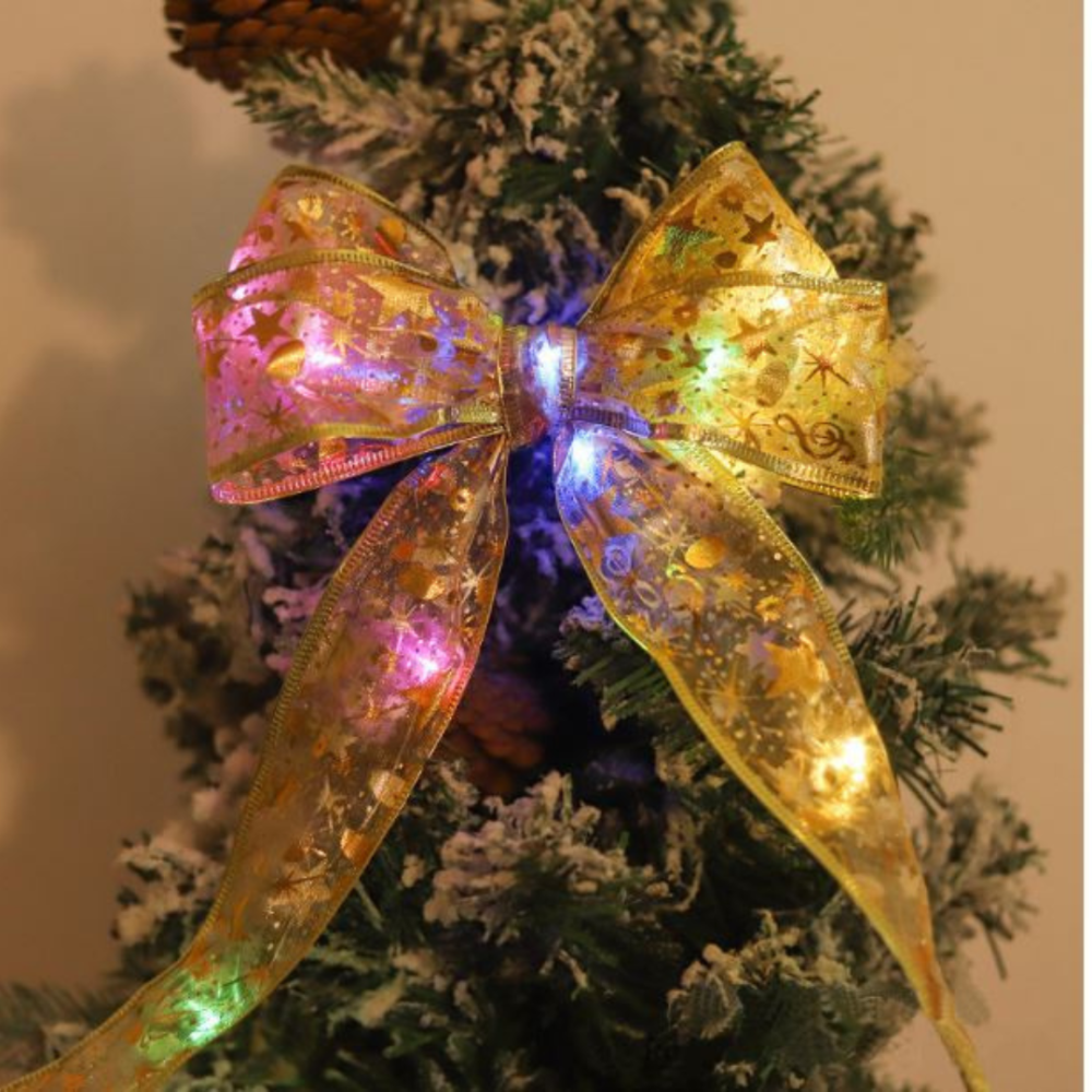 Светодиодная Гирлянда Золотая лента 1м 10 лампочек для декора, рождественских инсталляций Красочный Одесса - изображение 2