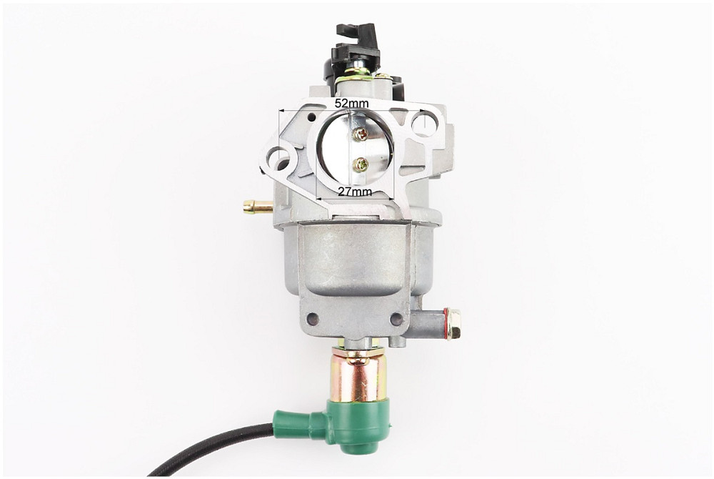 Карбюратор з електроклапаном D-26,80mm 182F/188F/190F під вакуумну заслінку Київ - фото 3