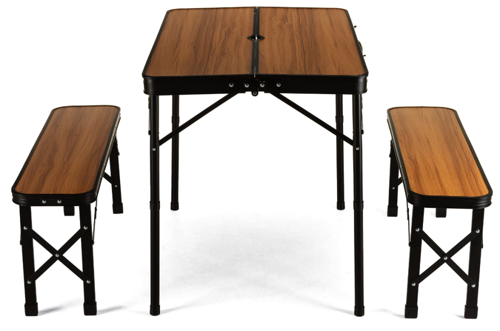 Стіл туристичний розкладний Outtec + 2 лавки коричневий Киев - изображение 7