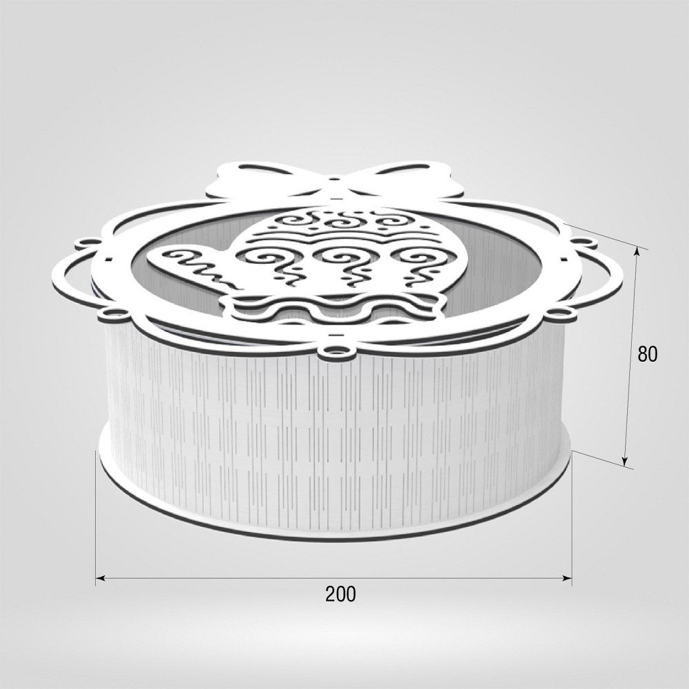 Подарочная коробка EKOSTAR d200 h80 Киев - изображение 3