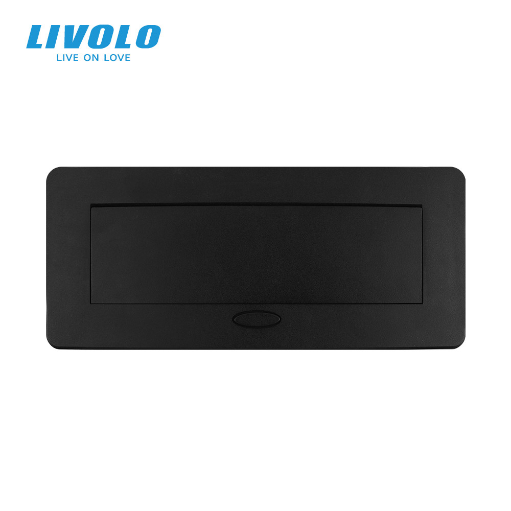 LIVOLO Розетковий люк LIVOLO чорний, вбудований у стільницю, меблевий пустий корпус без розеток Коломия - фото 5