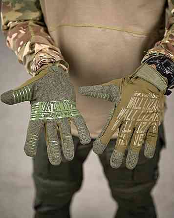 Тактичні рукавички Wallizard олива ПП8013 Одеса