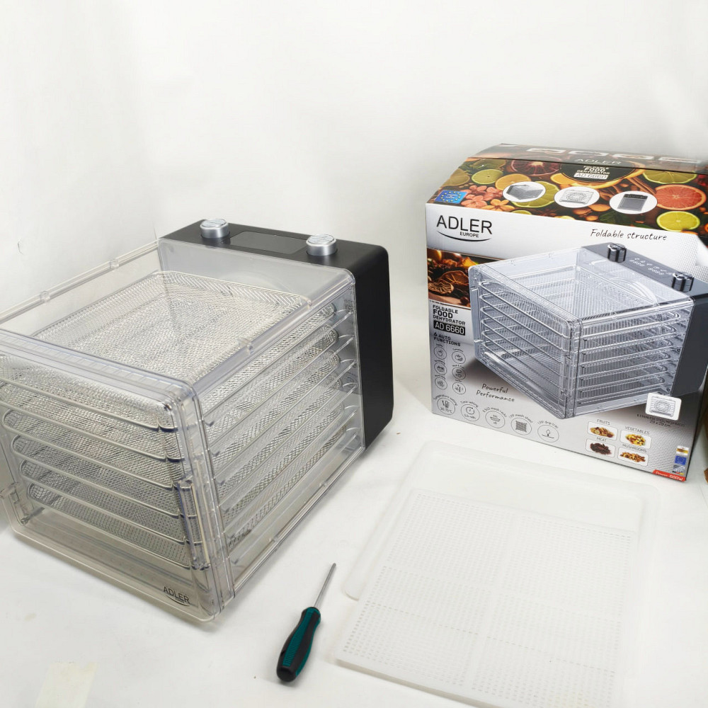 Сушарка для овочів та фруктів Adler AD 6660 600Вт харчовий дегідратор ZT-80 Львів - фото 7