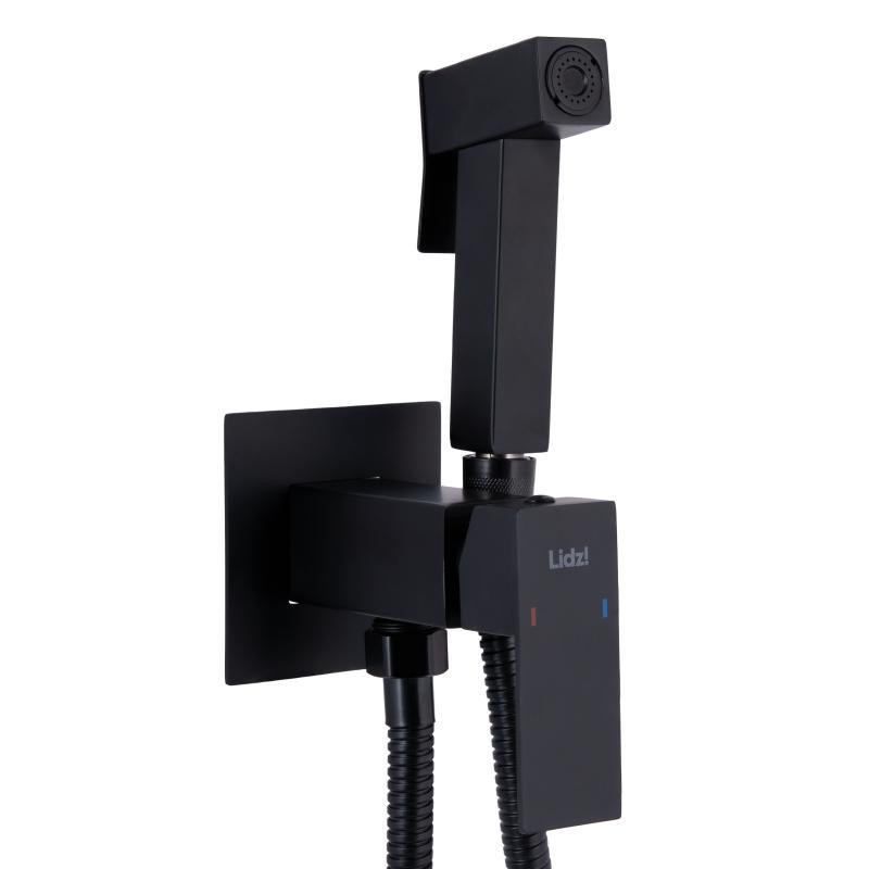 Гигиенический душ, нержавейка Lidz Kubis 111 Black LDKUB111BLA46108 прямоугольный Харьков - изображение 3