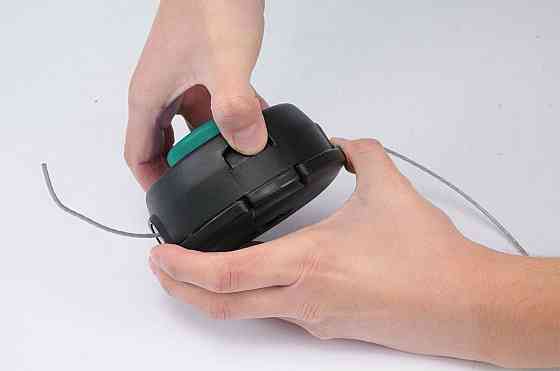 Головка для кріплення жилки до газонокосарок FLO: Ø=2-2,4 мм, 5 адаптерів, Ø=108 мм, h=58 мм [10/40] Одеса