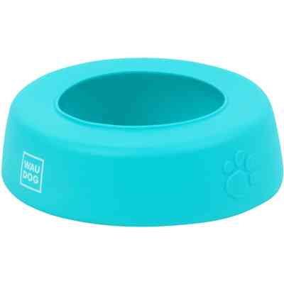 Посуда для собак WAUDOG Silicone Миска-непроливайка 1 л голубая (50792) Винница