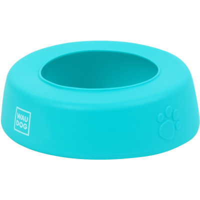 Посуда для собак WAUDOG Silicone Миска-непроливайка 1 л голубая (50792) Винница - изображение 3